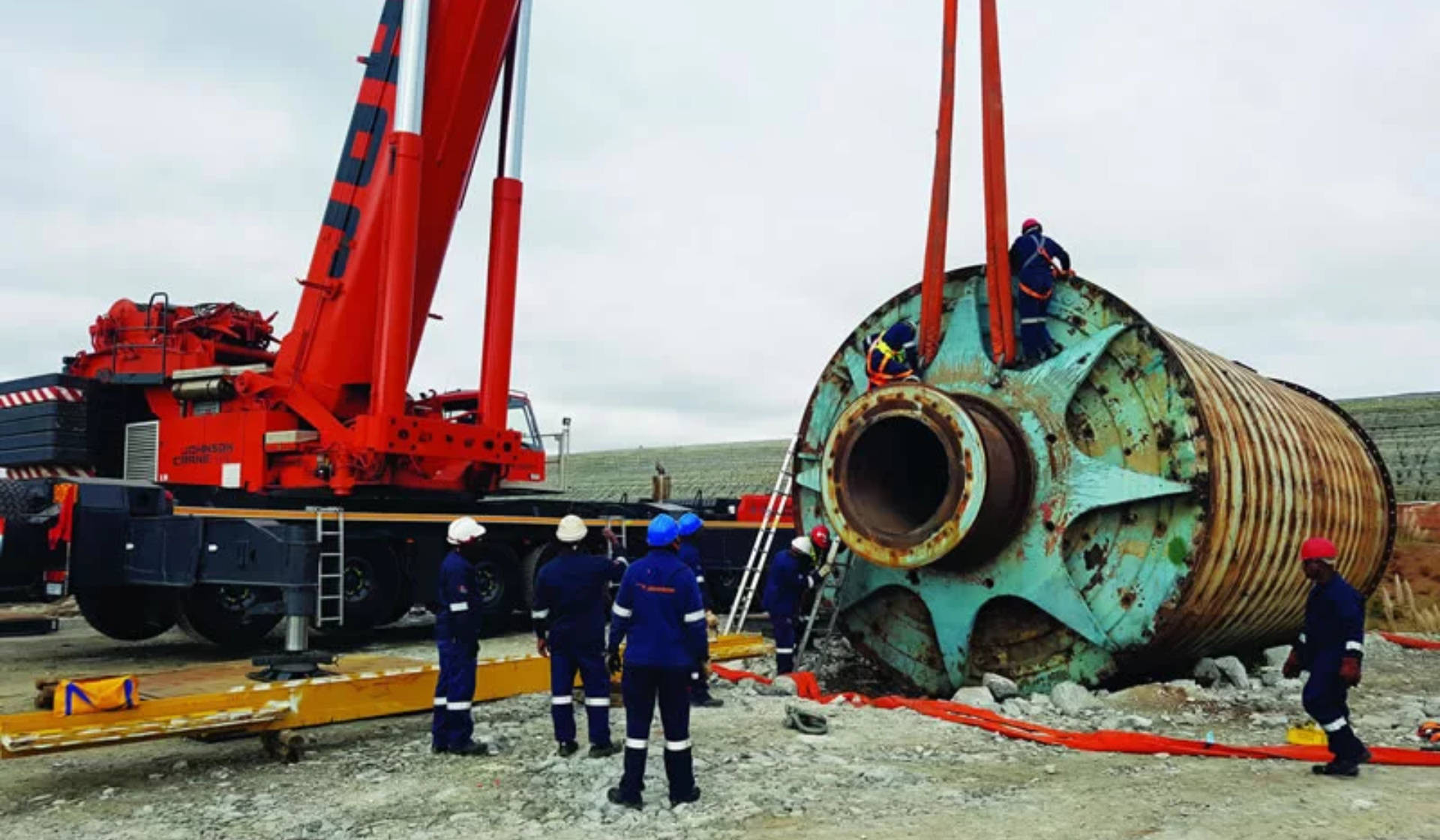 Harcliff-O16ft-x-35ft-Ball-Mill-Refurbished-and-Converted-to-O16ft-x-30ft-SAG-Mill